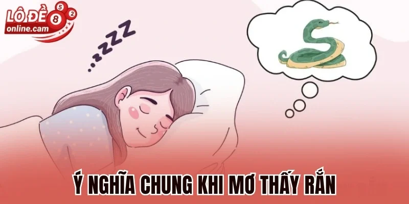 Ý nghĩa chung khi mơ thấy rắn