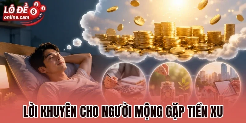 Lời khuyên cho người mộng gặp tiền xu